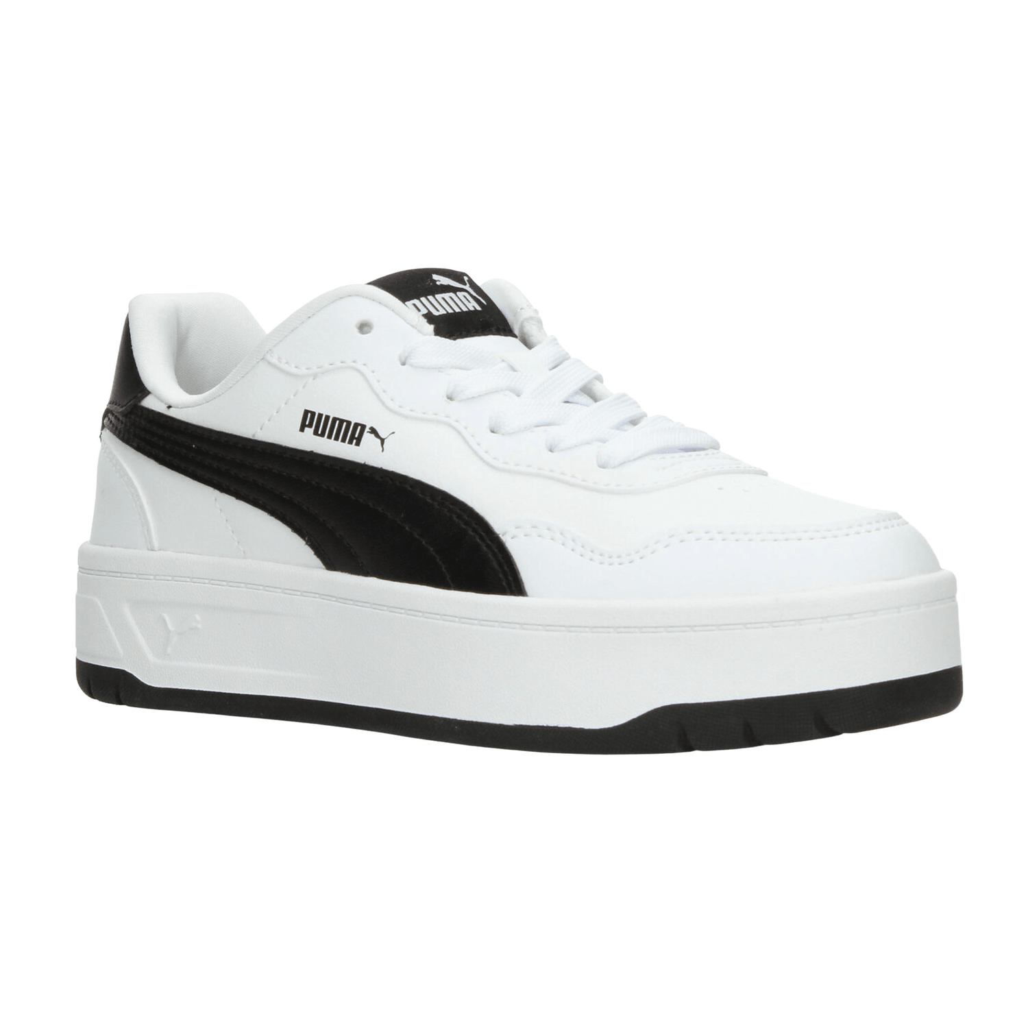 Tenis Puma Court Lally Skye Dama Casual Cintas Blanco Mujer — imagen 2