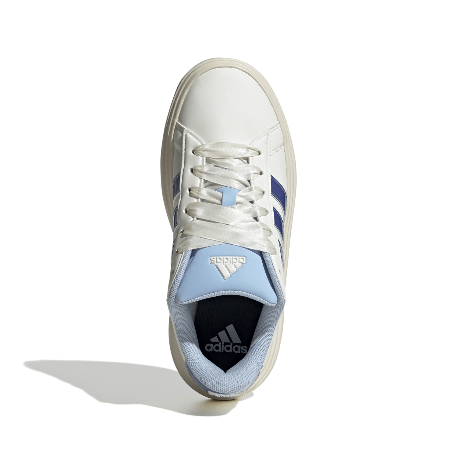 Tenis Adidas Grand Cour Dama Off White Plaforma Para Mujer — imagen 8