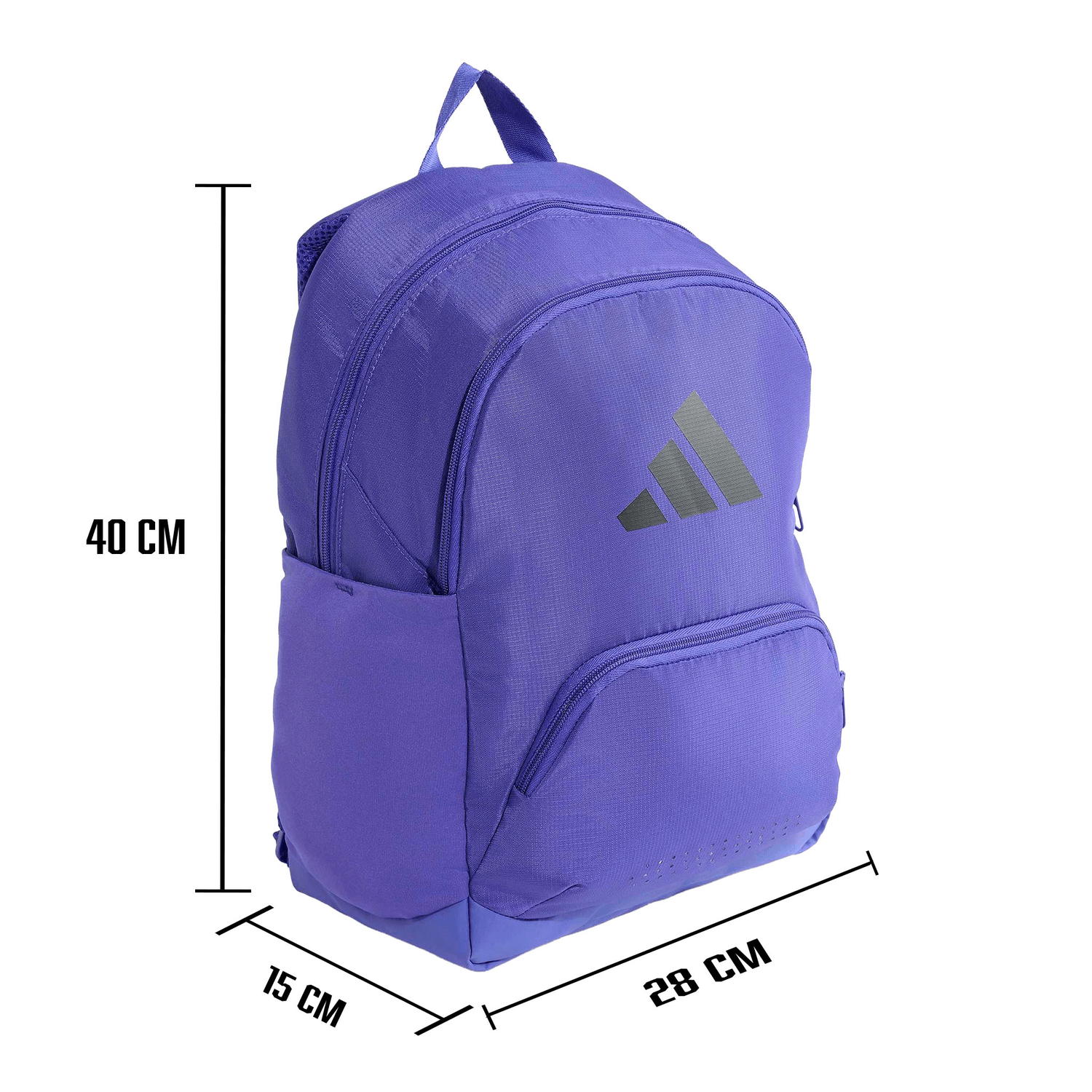 Mochila Adidas Defender Escolar Impermeable Morado Unisex — imagen 6