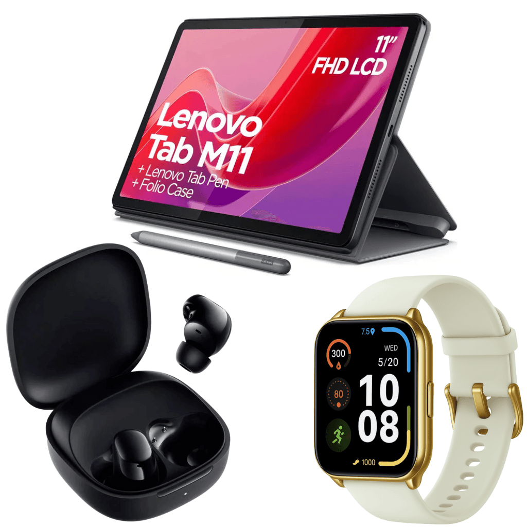 Lenovo Tab M11 Tablet 11″ 4GB RAM/128GB ROM + Filwans mini Dorada + buds 6 play — imagen 2
