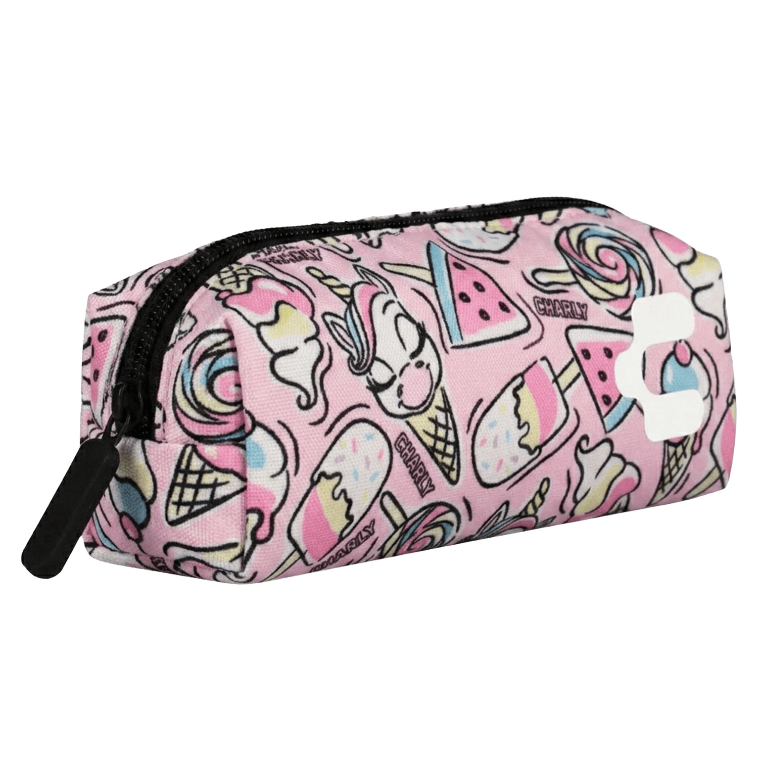 Set de Mochila Charly Unicornio Niña Escolar Lonchera Rosa Infantil — imagen 3