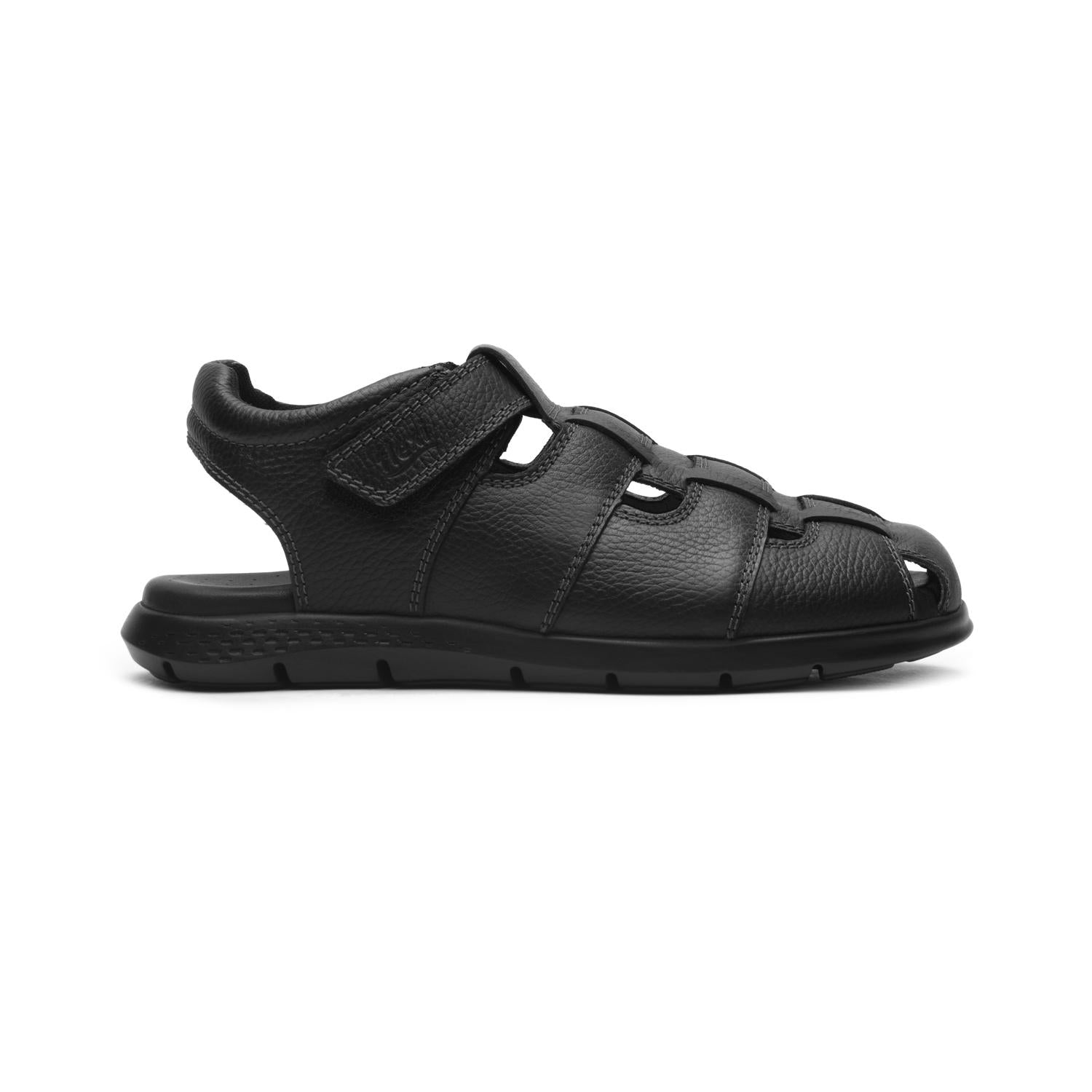 Sandalias Flexi Caballero Negro Casual Cerrada Cómoda Hombre — imagen 2
