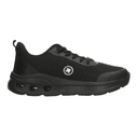Tenis Berlin Dama Deportivo Cintas Cómodo Negro Mujer