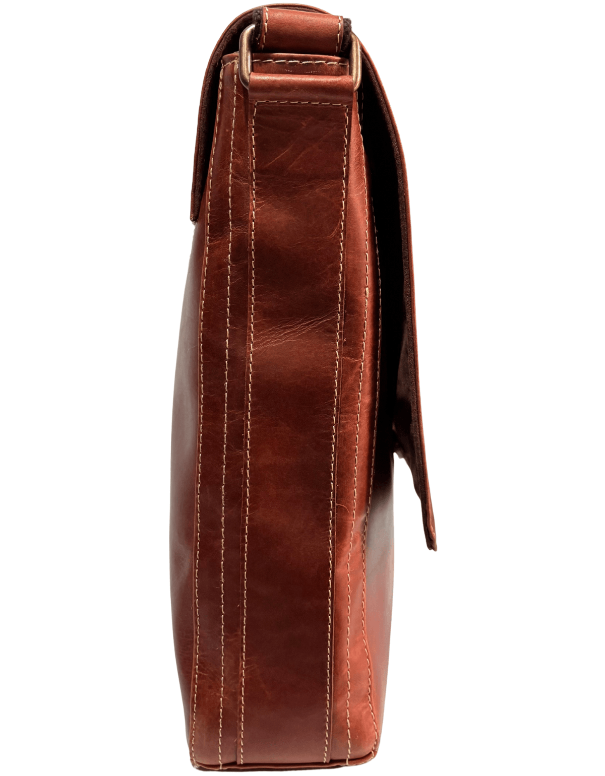 Portafolio Bolero Mediano Vertical Piel Legitima Ternera Gruesa Che. — imagen 9