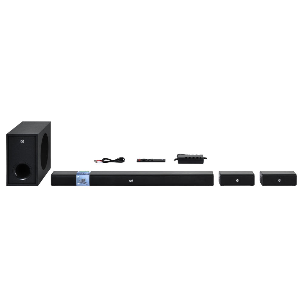 Barra de Sonido Home Audio 5.1 STF Subwoofer Alambrico 90W HDMI / OPTICO / 3.5mm AUX / USB — imagen 10