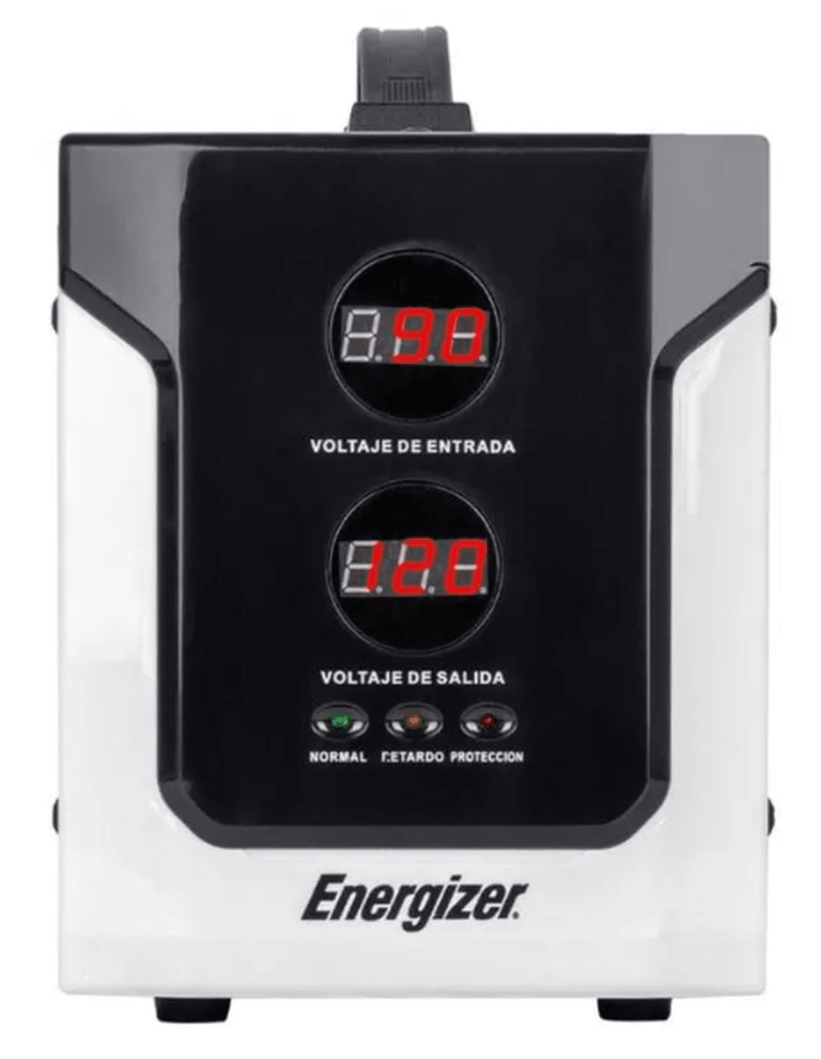 Regulador Voltaje Energizer 1500VA 900W 2 Contactos — imagen 2