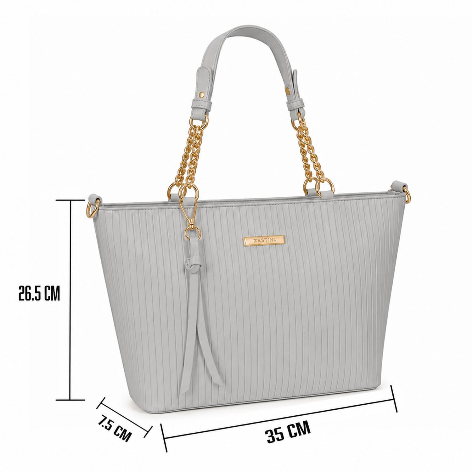 Bolsa Felianna Dama Casual Gris Mujer — imagen 4