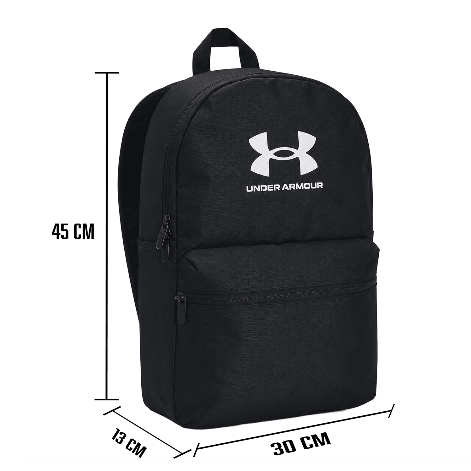 Mochila Under Armour Essential Escolar Negro Unisex 18L — imagen 5