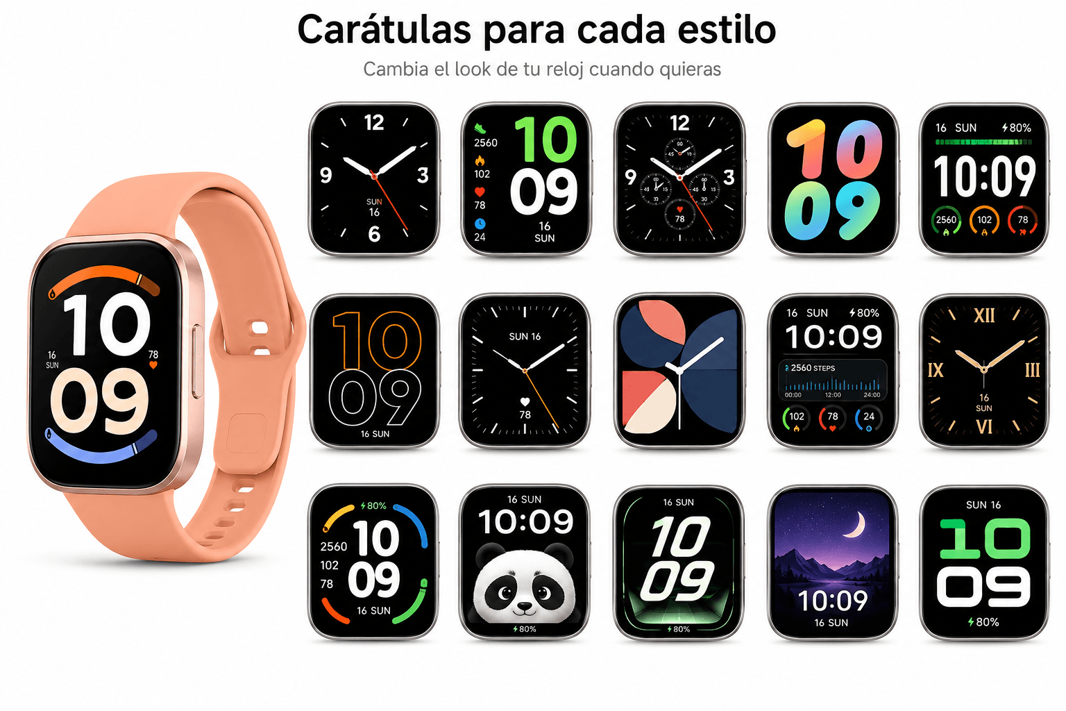 Smartwatch Xiaomi Redmi Watch 6 Active Naranja — imagen 9