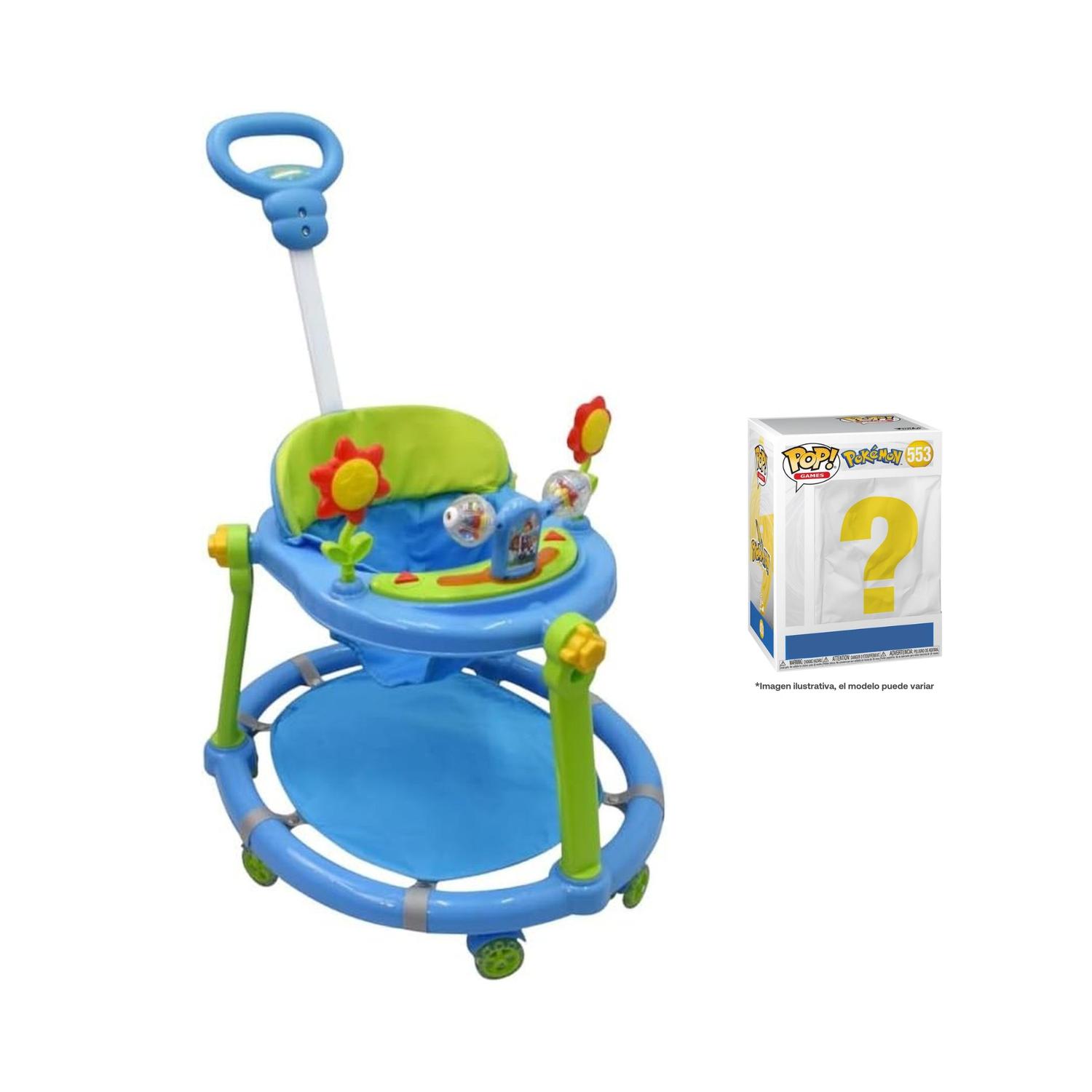 Andadera Infanti Picnic llantas Azul + Funko Pokemon Regalo — imagen 2