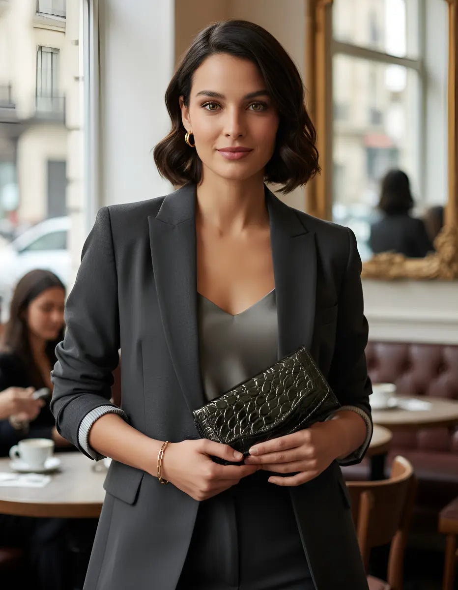 Cartera De Dama Piel Legitima Charol Original Aranza — imagen 12