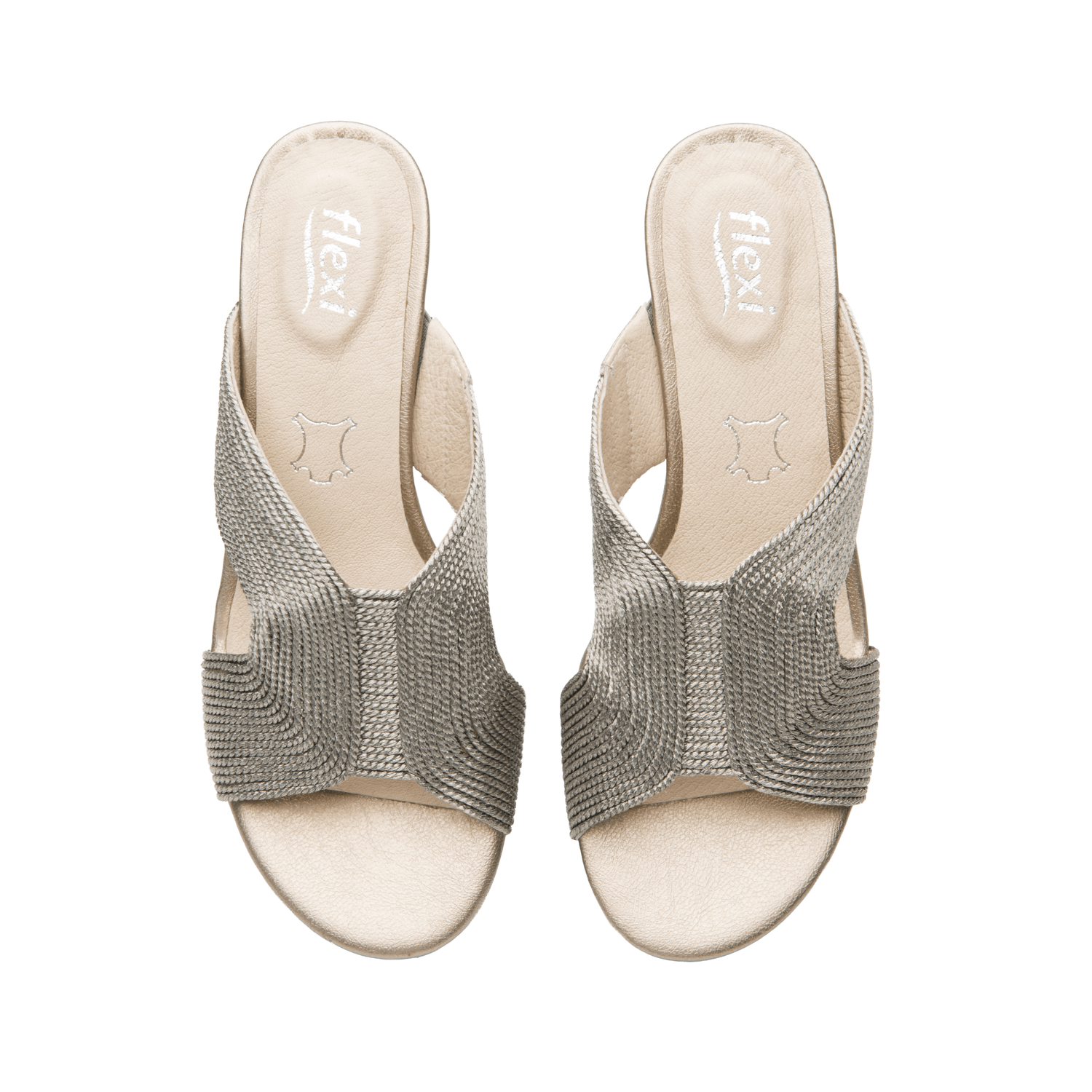Sandalias Flexi Dama Casual Dorado Mujer — imagen 7