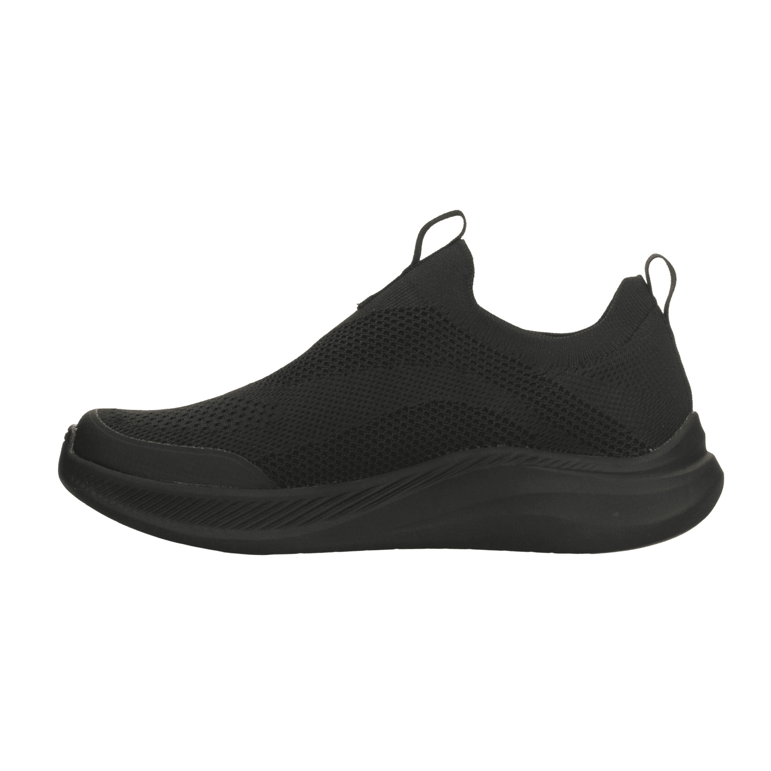 Tenis Skechers Bobs Moda Flex Hombre Negro Deportivo Slip On Caballero — imagen 6
