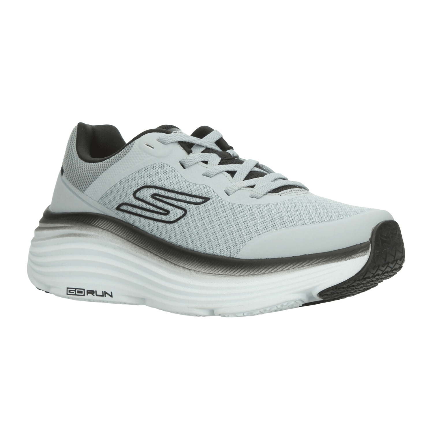Tenis Skechers Max Cushioning Hombre Running Deportivo Gris Caballero — imagen 2