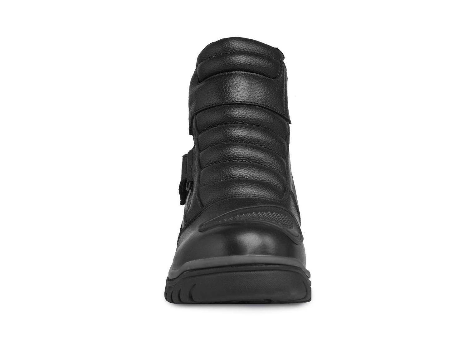 Botas hombre motociclista biker touring WKL 77423 Negro — imagen 3