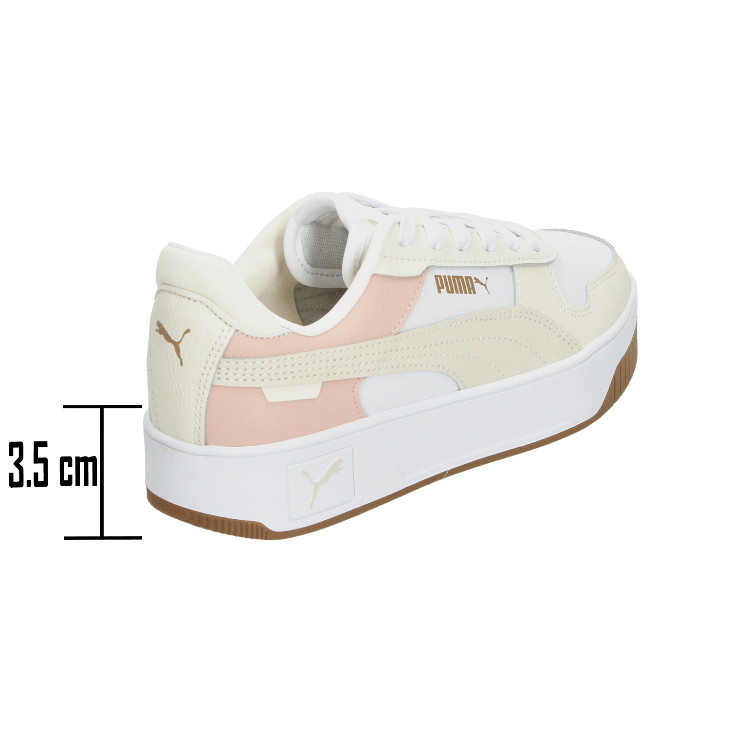 Tenis Dama Puma Carina Street Blanco Casual Mujer — imagen 4
