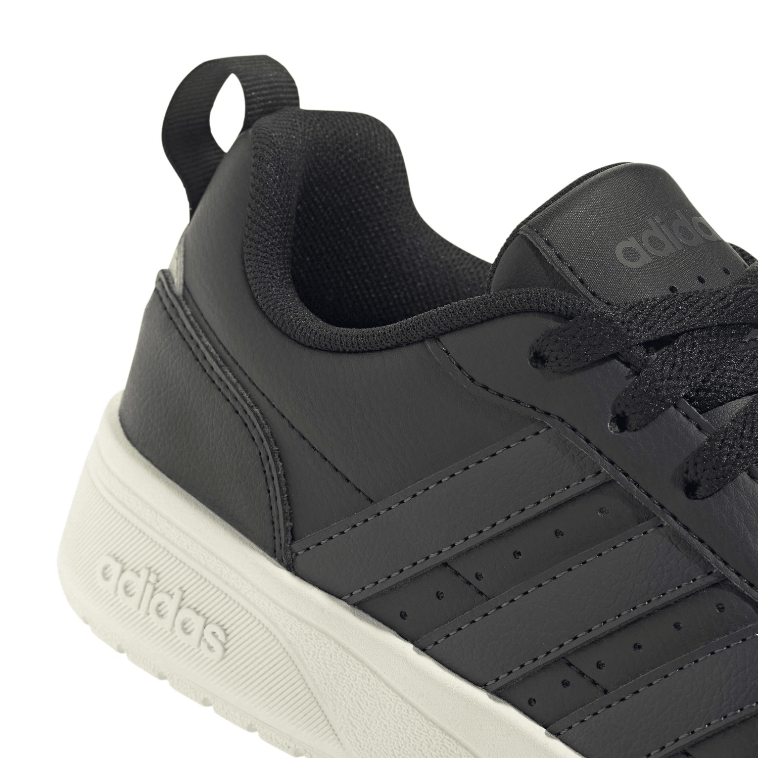 Tenis Adidas Courtwave Core Dama Negro Casual Cintas Mujer — imagen 6