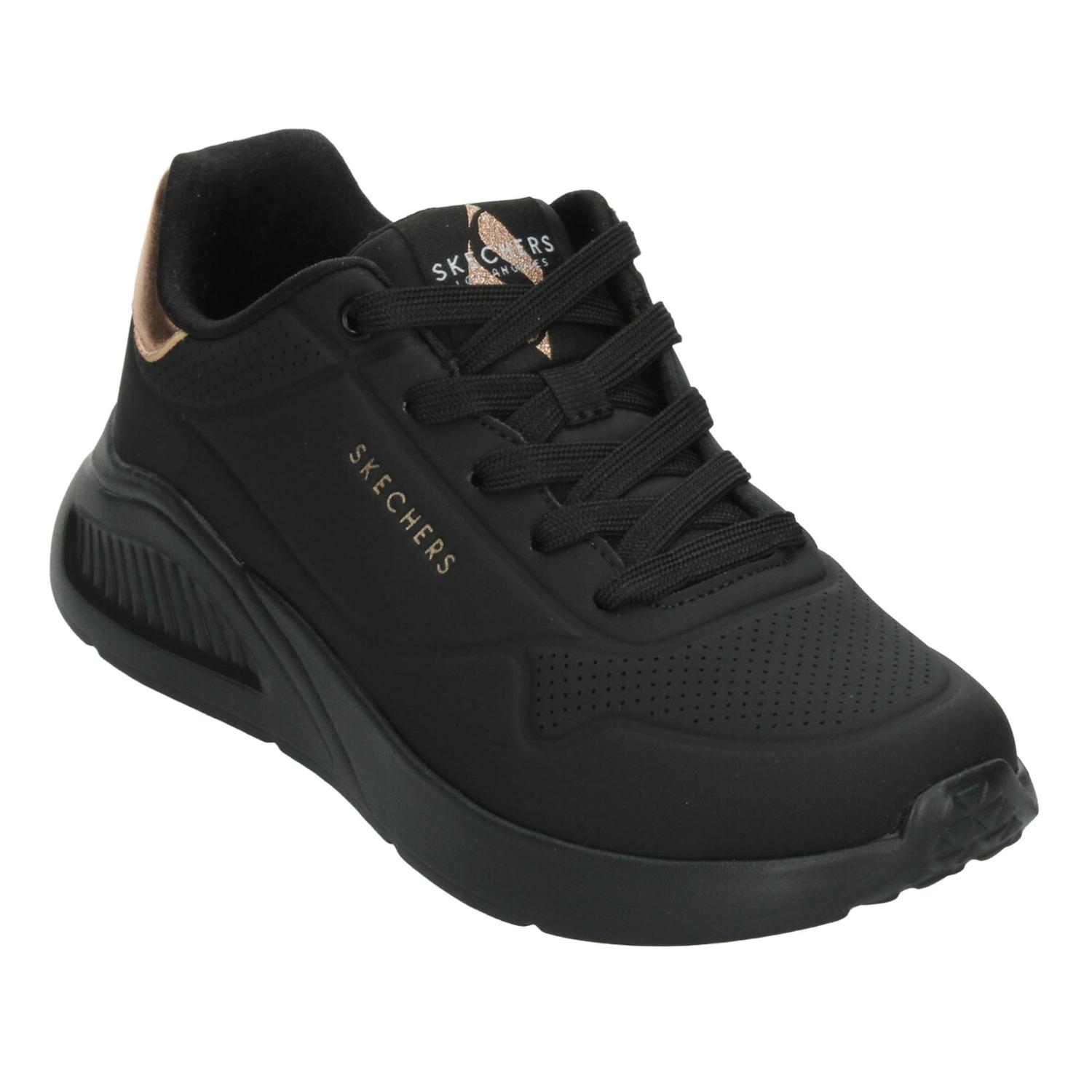 Tenis Skechers Uno Lite Dama Casual Negro Mujer — imagen 4