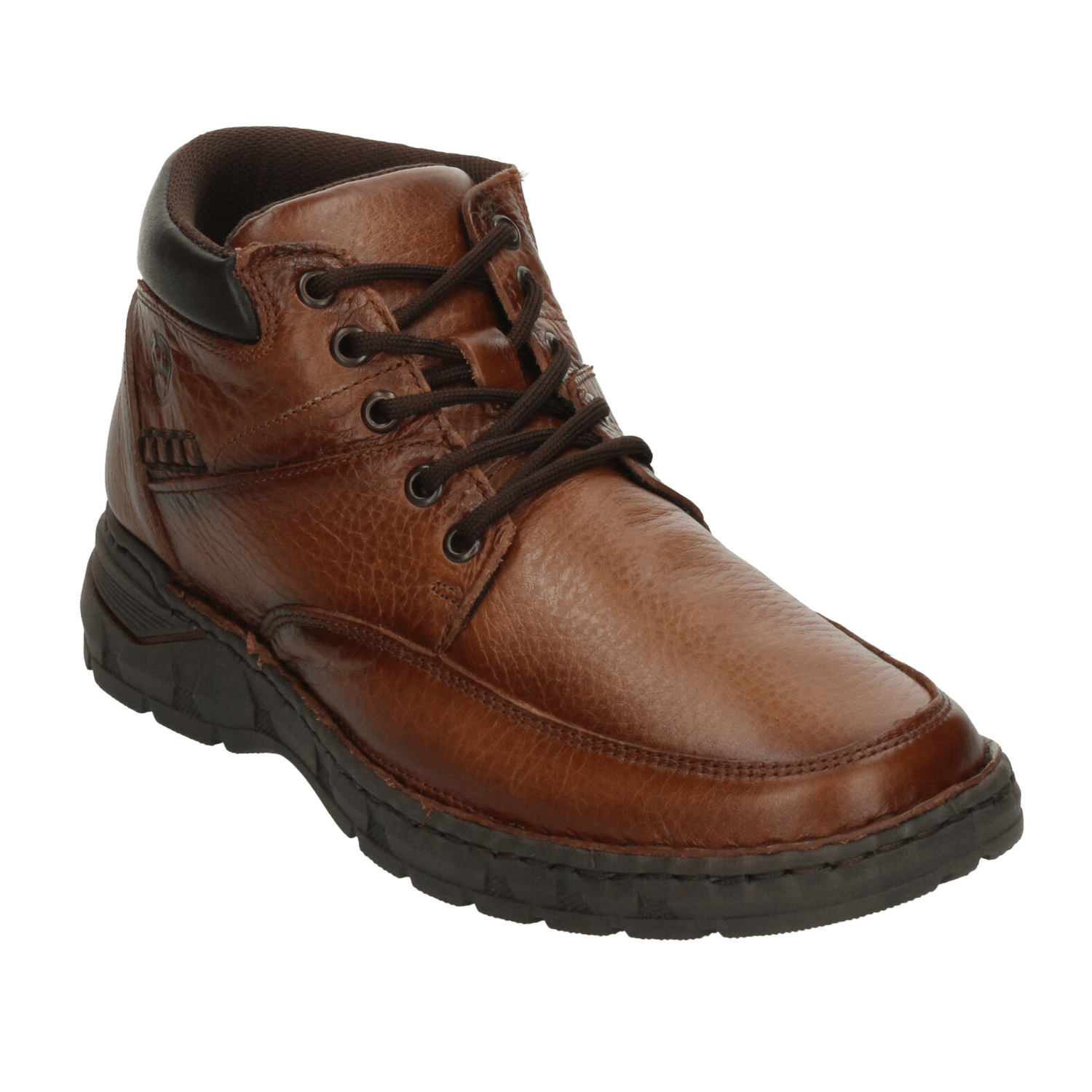 Bota Lobo Solo Hombre Café Casual Cintas Cómodo Caballero — imagen 5