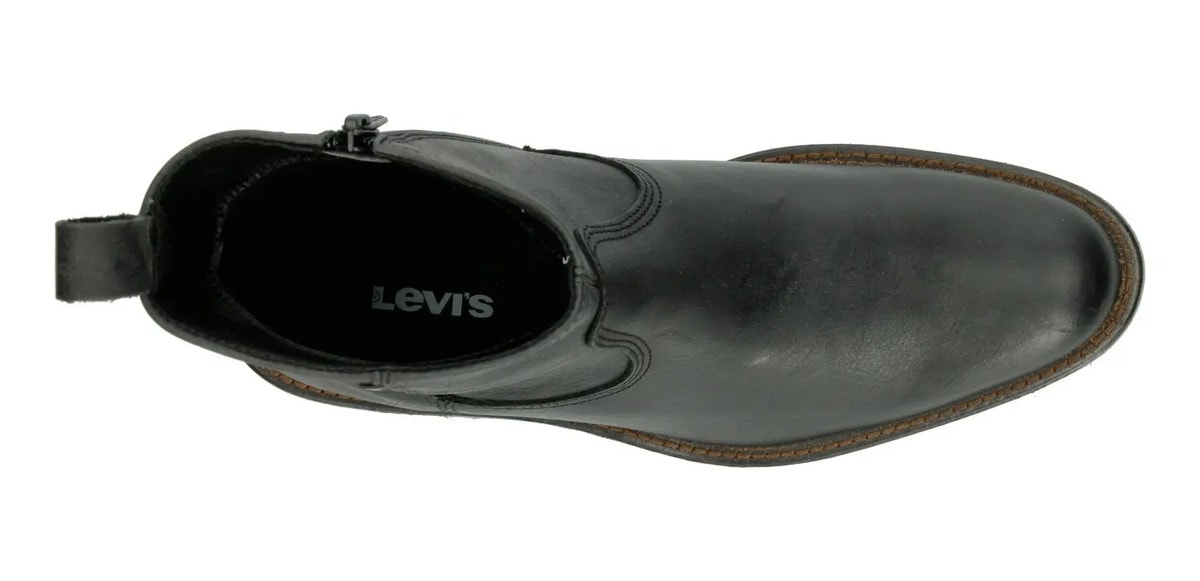 Bota Levis Vaquero Hombre Casual Negro Caballero — imagen 17