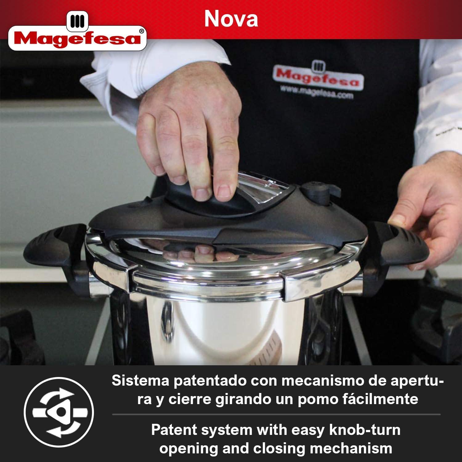 OLLA DE PRESION MAGEFESA NOVA 6L CON 5 SISTEMAS DE SEGURIDAD — imagen 5