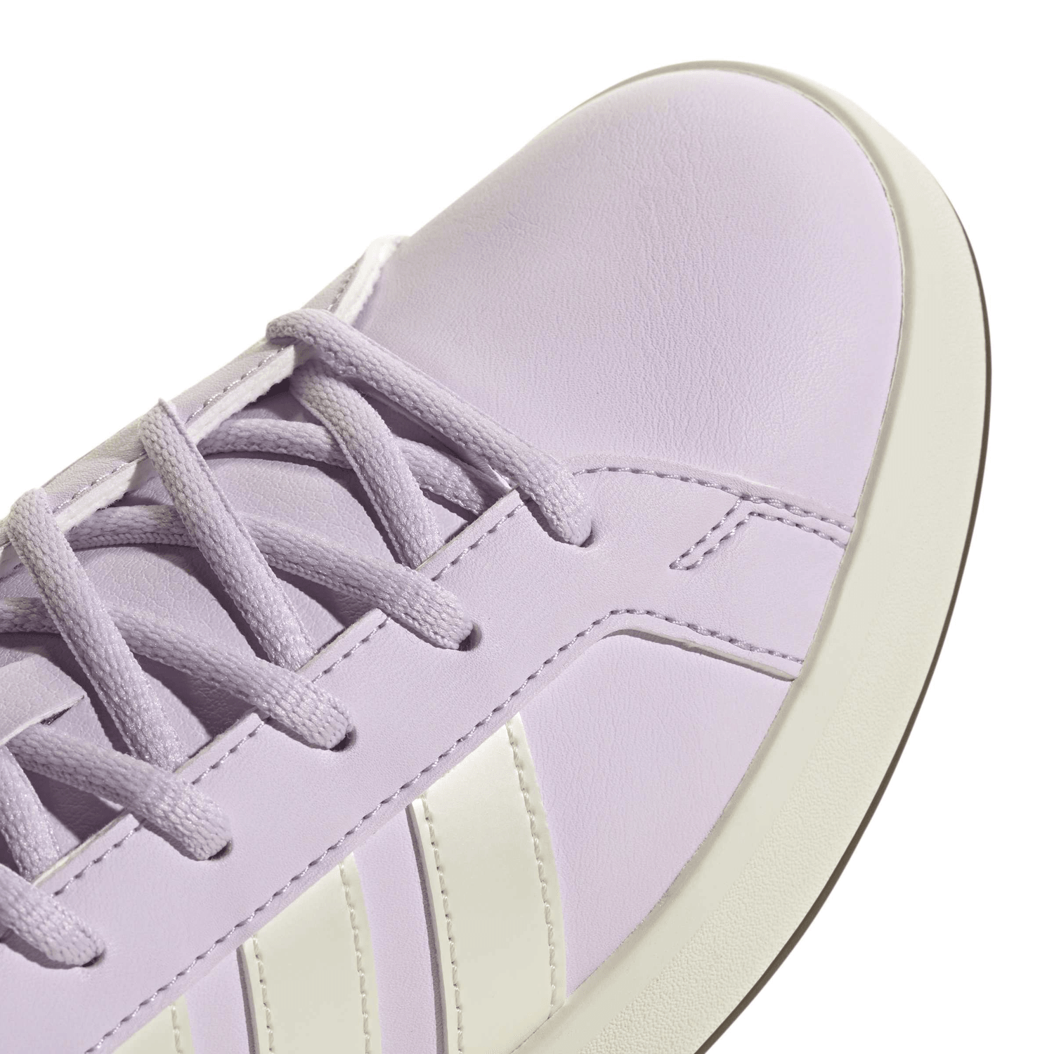 Tenis Adidas Grand Court Base 3.0 Dama Lavanda Casual Para Mujer — imagen 6