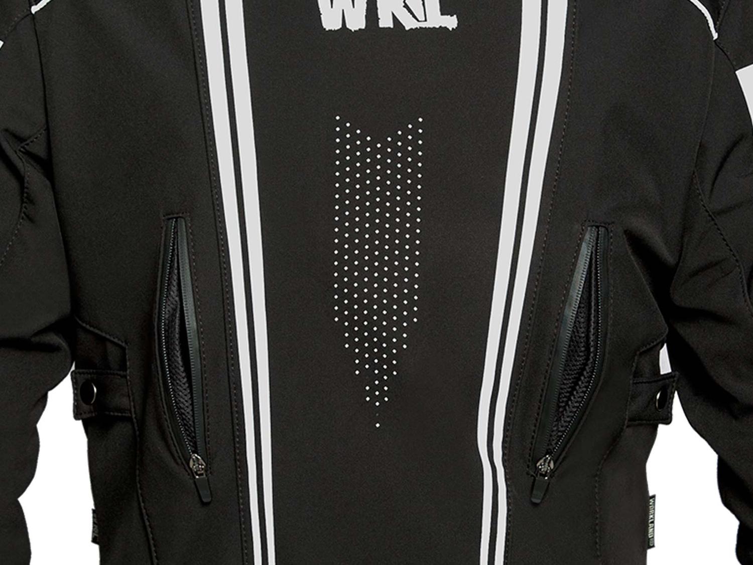 Chamarra moto hombre impermeable biker protecciones WKL NGO — imagen 5