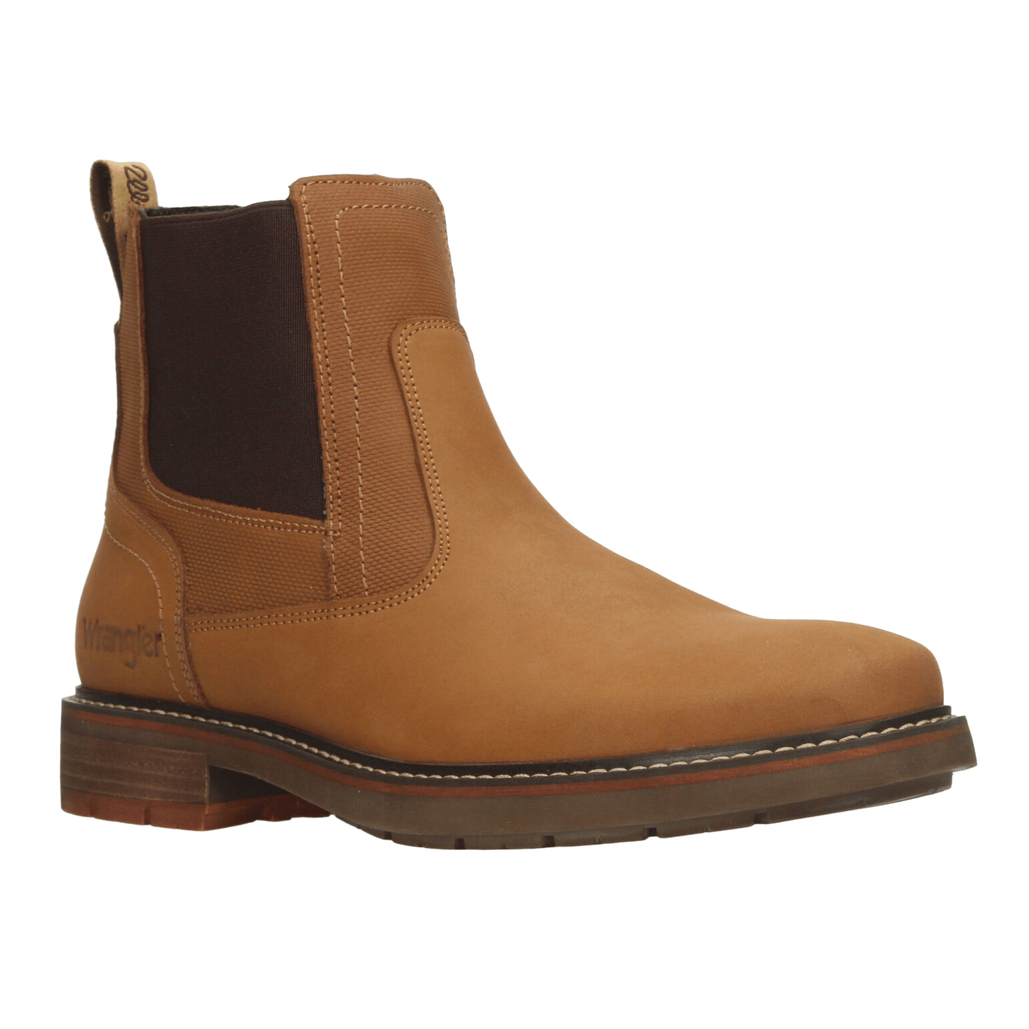 Bota Wrangler Hombre Camel Casual Slip On Caballero — imagen 3