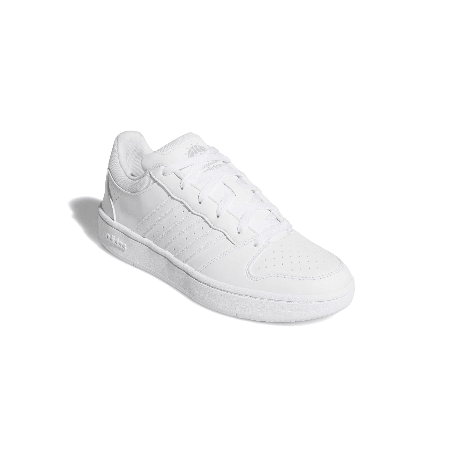 Tenis Adidas Hoops Classic Dama Casual Cintas Blanco Mujer — imagen 2