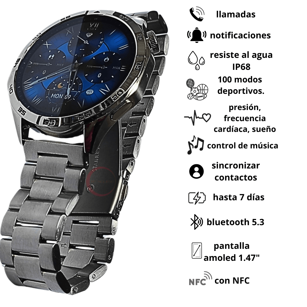 Smartwatch G-tide Power + Audífonos In-ear Deportivos Sabala St 764 — imagen 9
