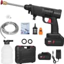 Pistola de Hidrolavado Inalámbrica Recargable 12V con Kit de Accesorios