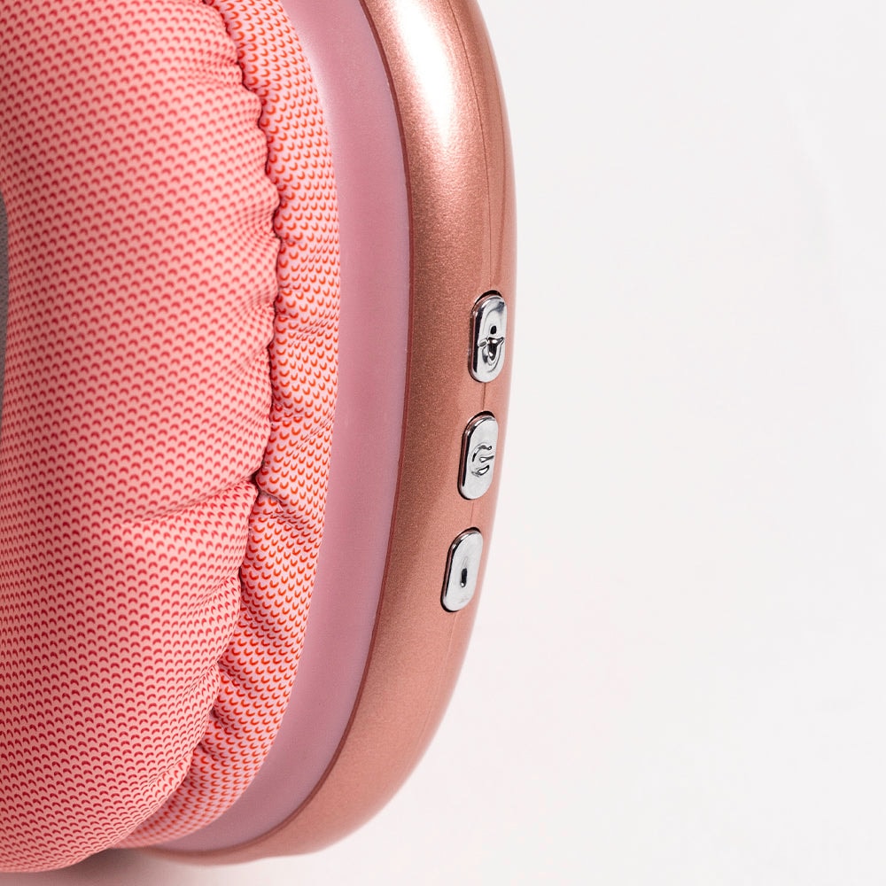 Audífonos inalámbricos On Ear STF Aurum 10hrs Uso Rosa — imagen 6