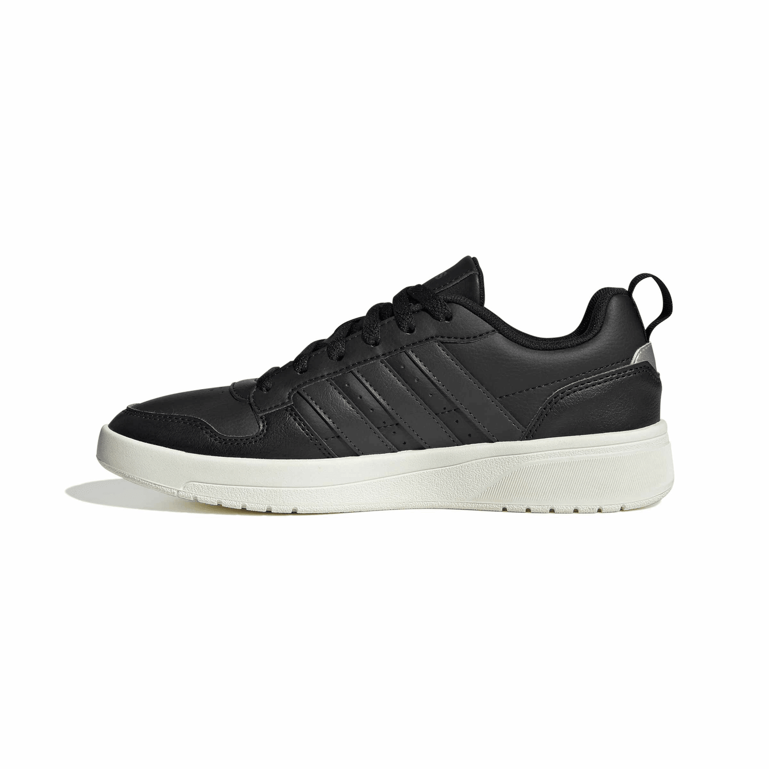 Tenis Adidas Courtwave Core Dama Casual Cintas Negro Mujer — imagen 4