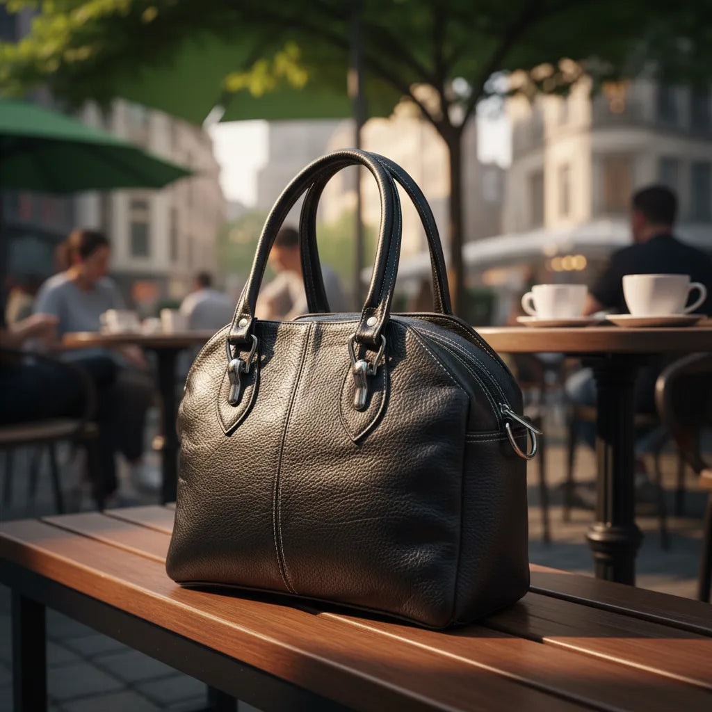 Bolso Hobo De Piel Legitima Genuina Articulos De Piel Legitima Akl Jf24 — imagen 4