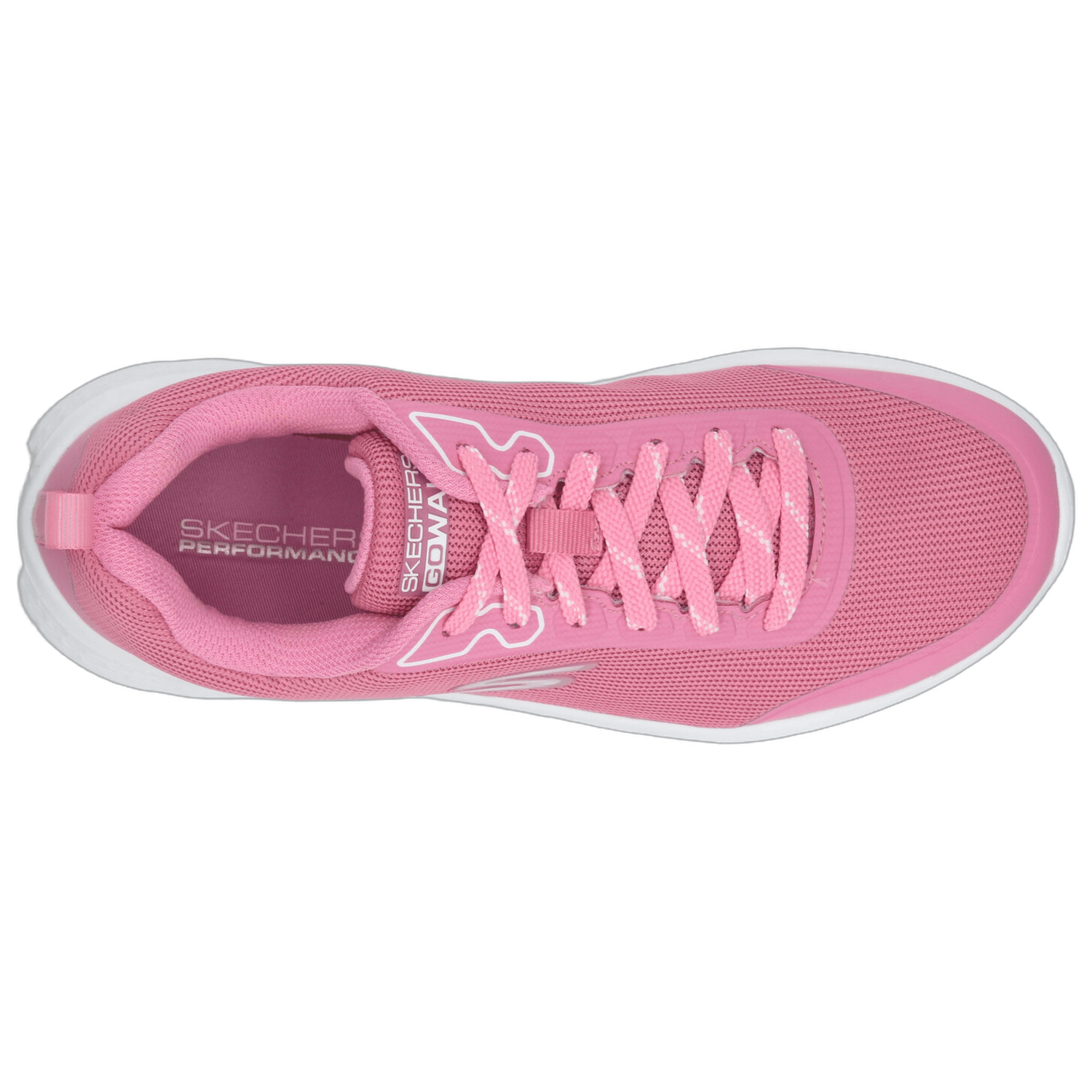 Tenis Dama Skechers Go Walk Rosa Deportivo Cintas Mujer — imagen 9