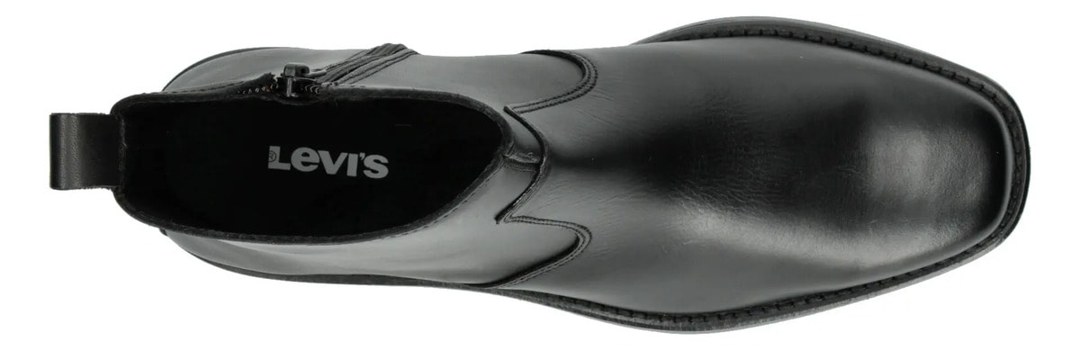 Bota Levis Hombre Casual Con Cierre Negro Caballero — imagen 17