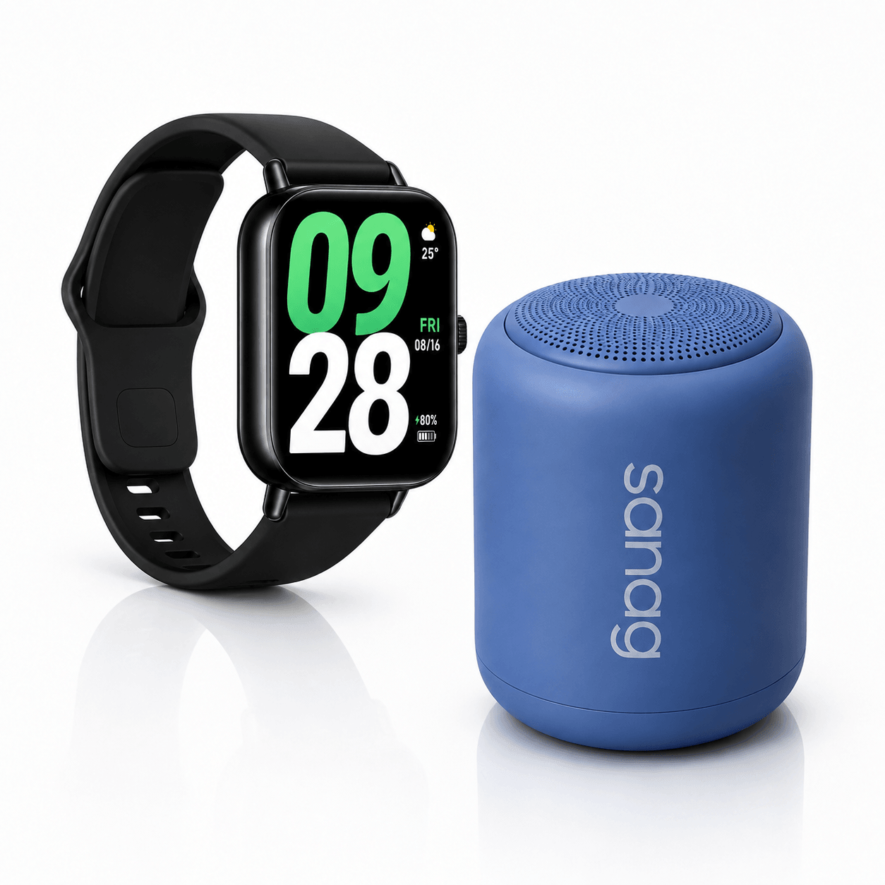 Redmi Watch 5 Active con Llamadas Bluetooth y Hasta 18 Días de Batería + Bocina Sanag X6S EXTRA BASS con Hasta 24 Horas de Reproducción — imagen 2