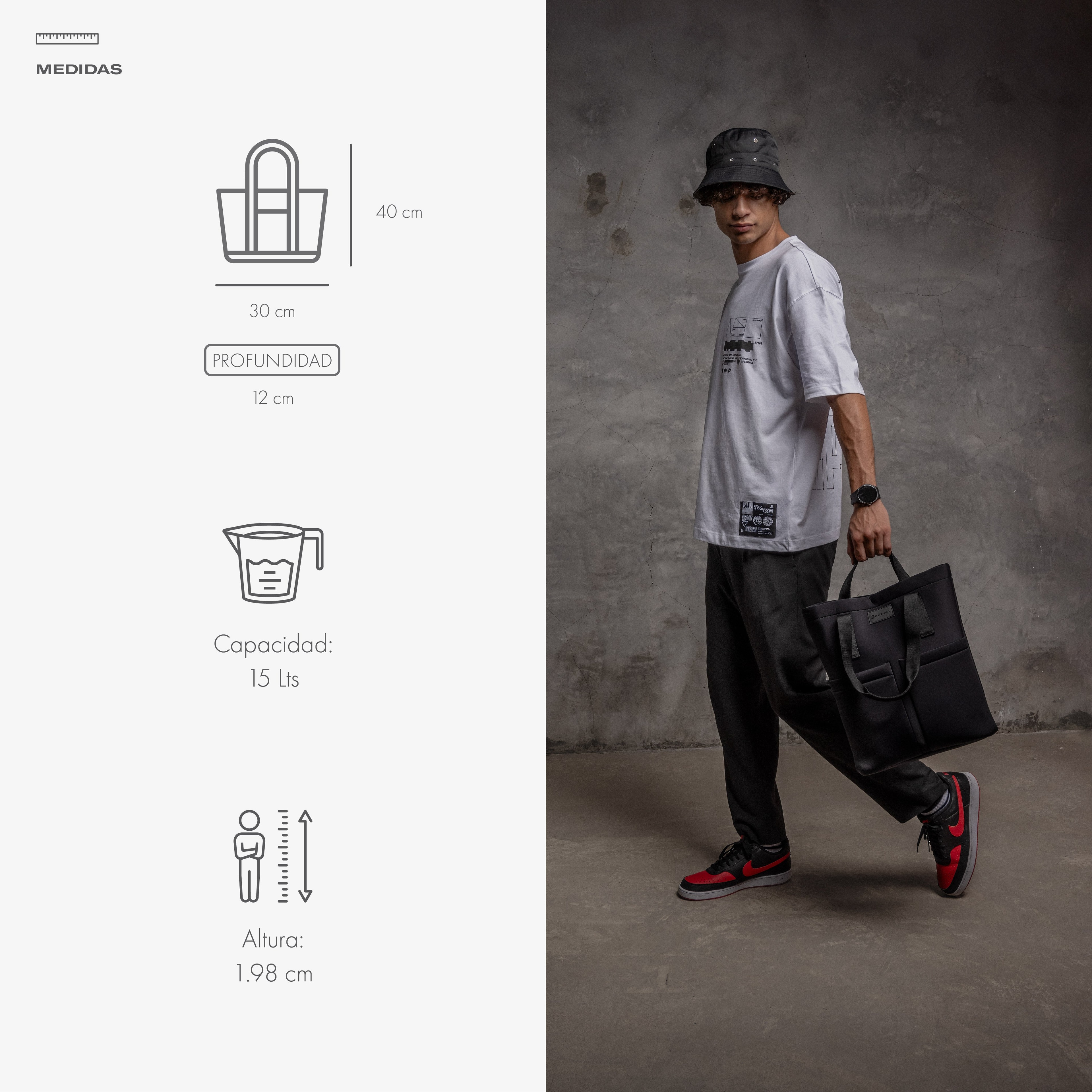 Bolsa para laptop CoolCapital Slay Tote: 15.6" pulgadas — imagen 14