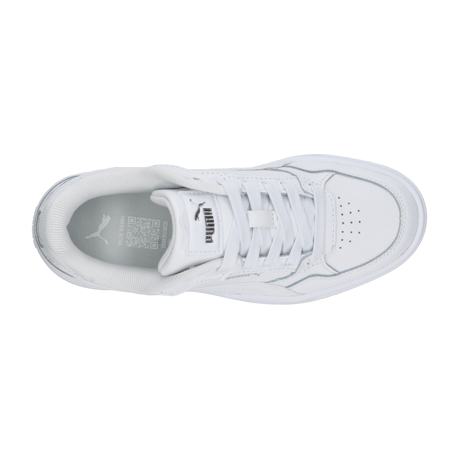 Tenis Puma Karmen II Idol Dama Blanco Deportivo Escolar Plataforma Cintas Ajustables Mujer — imagen 9