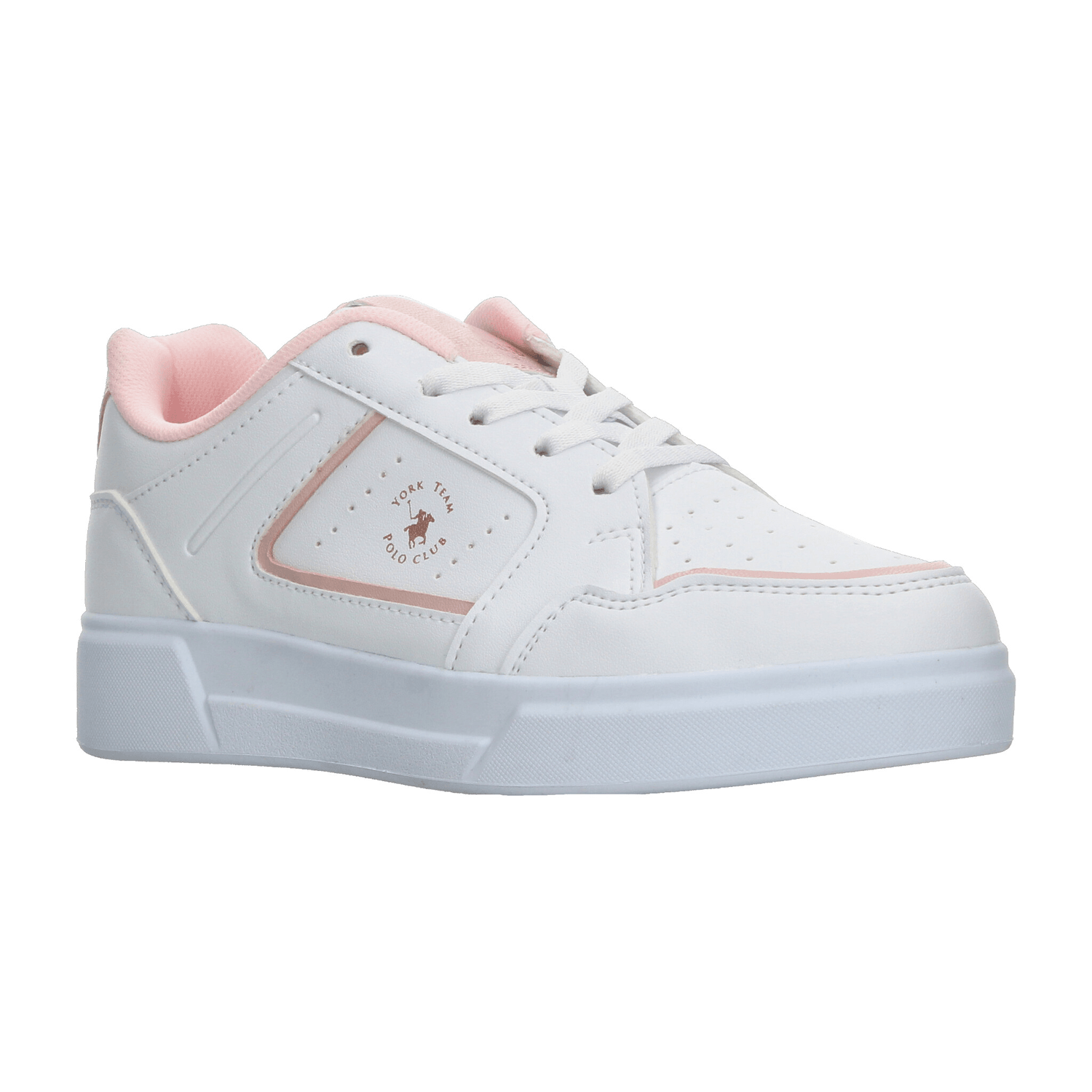 Tenis Polo Dama Casual Básico Cintas Juvenil Deportivo Blanco Mujer — imagen 2