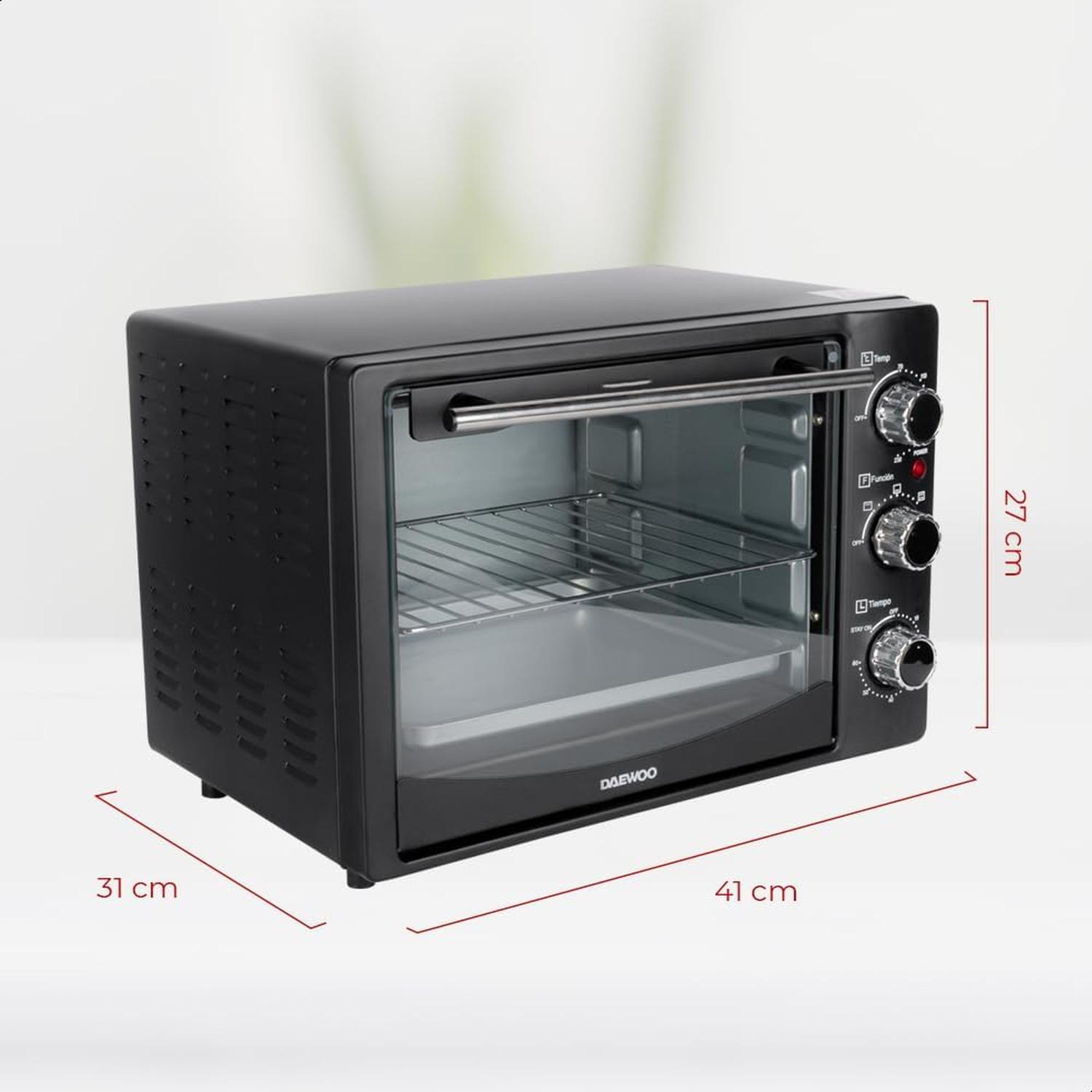 Horno Tostador Daewoo 20L Multifuncional DOT-1657 — imagen 5