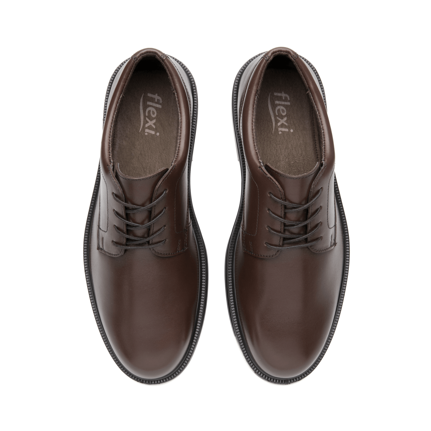 Zapato Flexi Hombre Vestir Café Caballero — imagen 8