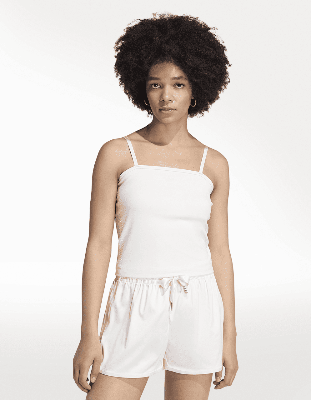 Top Adidas Pearl Tube Blanco - Mujer — imagen 2