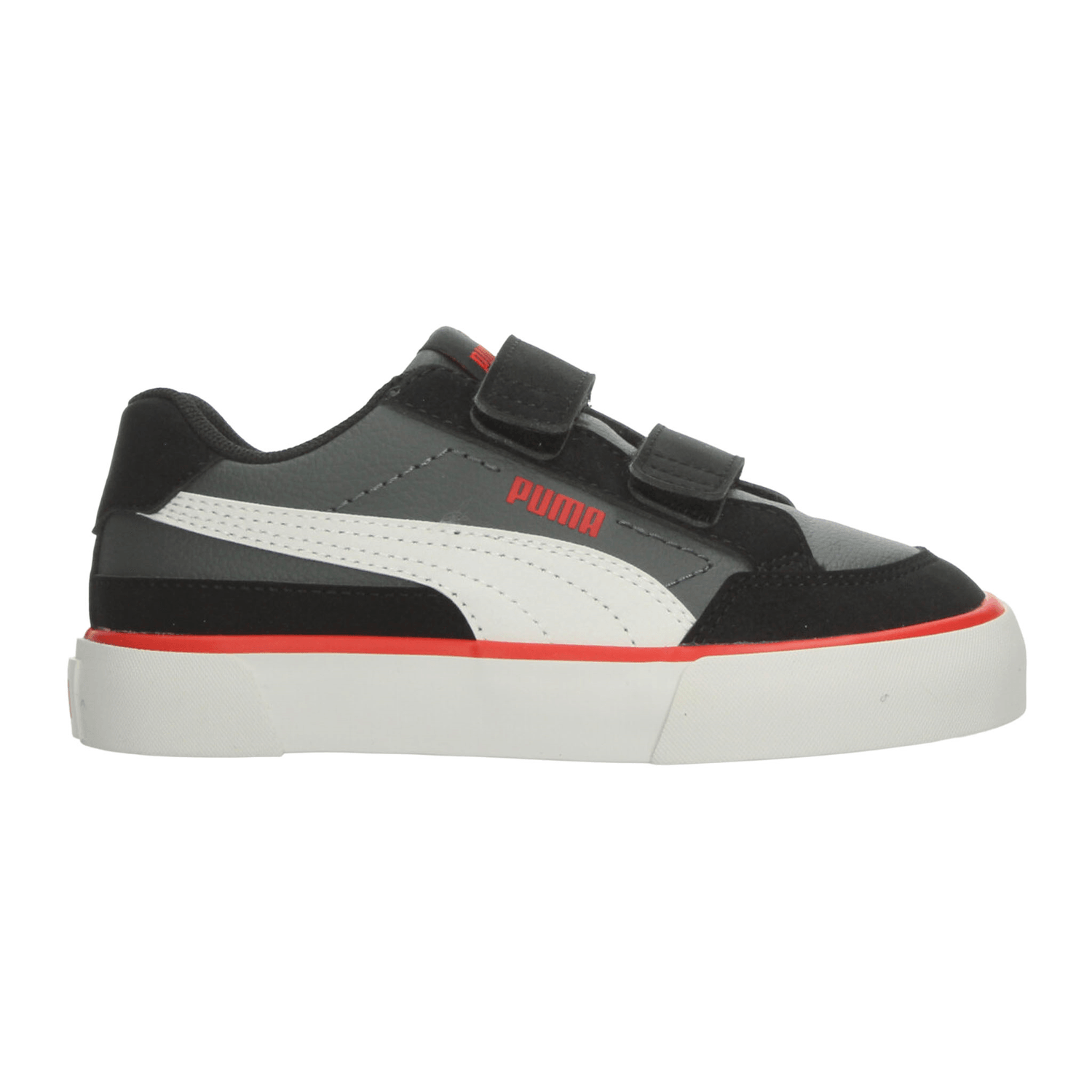 Tenis Niño Puma Court Classic Negro Casual Infantil T16-22 — imagen 2