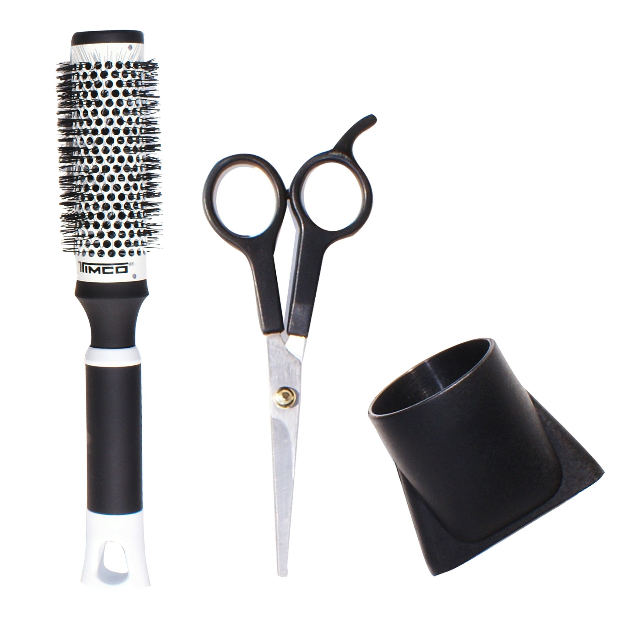 Secadora de Cabello Profesional 1 Boquilla Kit con Tijeras y Cepillo Térmico Timco PQSM-1800 — imagen 7