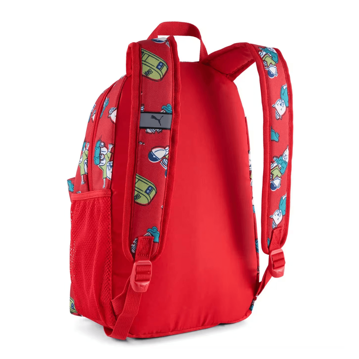 Mochila Niño Puma Phase Rojo Escolar Bolsillo lateral Infantil 11L — imagen 3
