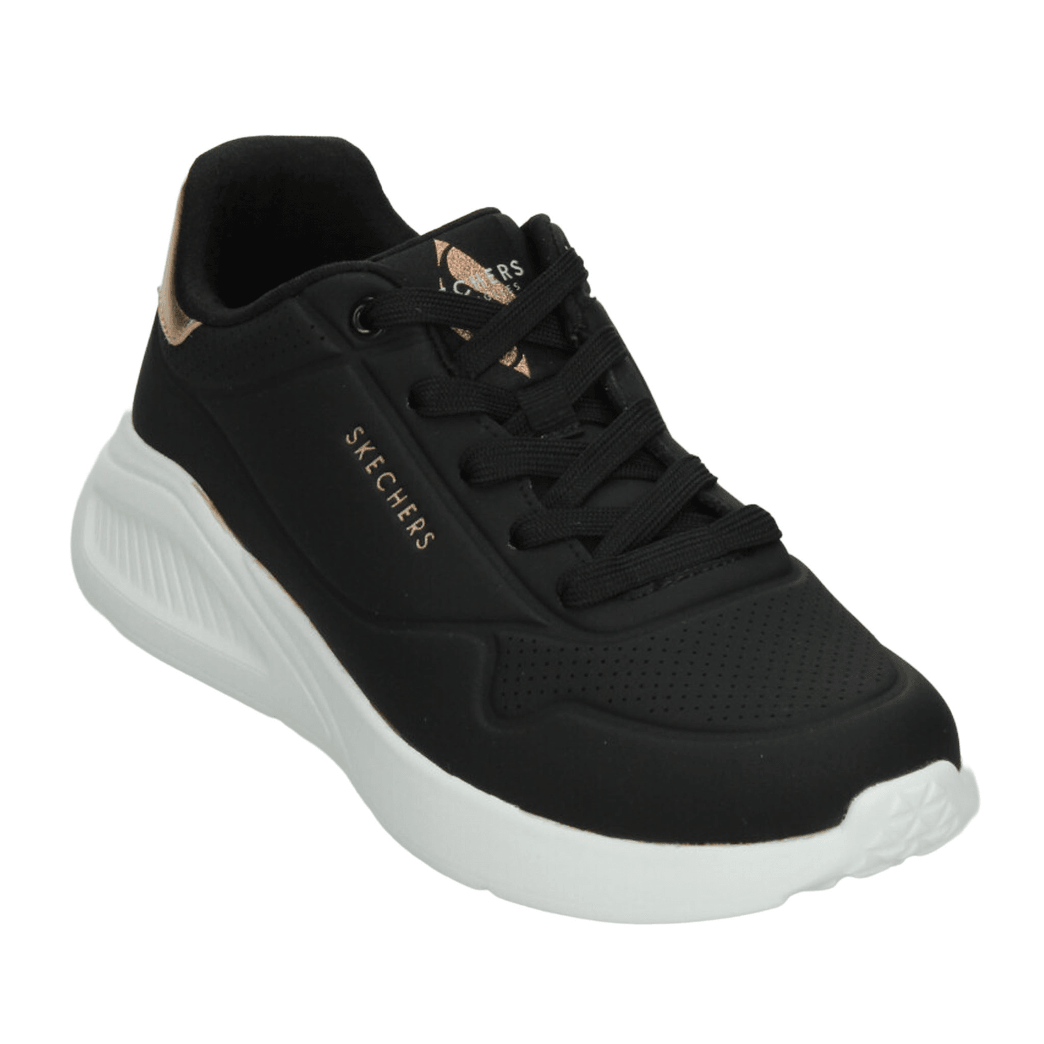 Tenis Skechers Uno Lite-Shimmer Dama Deportivo Negro Mujer — imagen 4