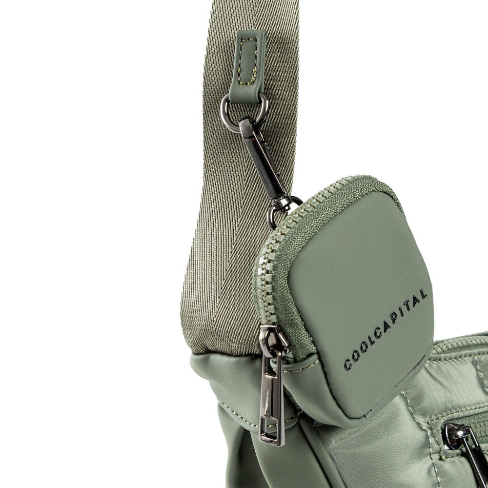 CROSSBODY FUJI Bolsa Compacta Cool Capital Verde — imagen 8