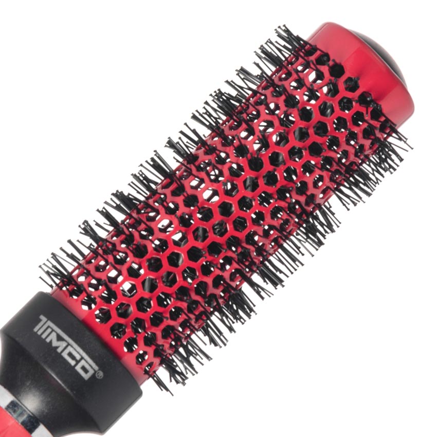 Cepillo de Cabello Térmico Redondo Ceramica Turmalina 1 1/4" Uso Profesional Timco CTR-2 — imagen 3