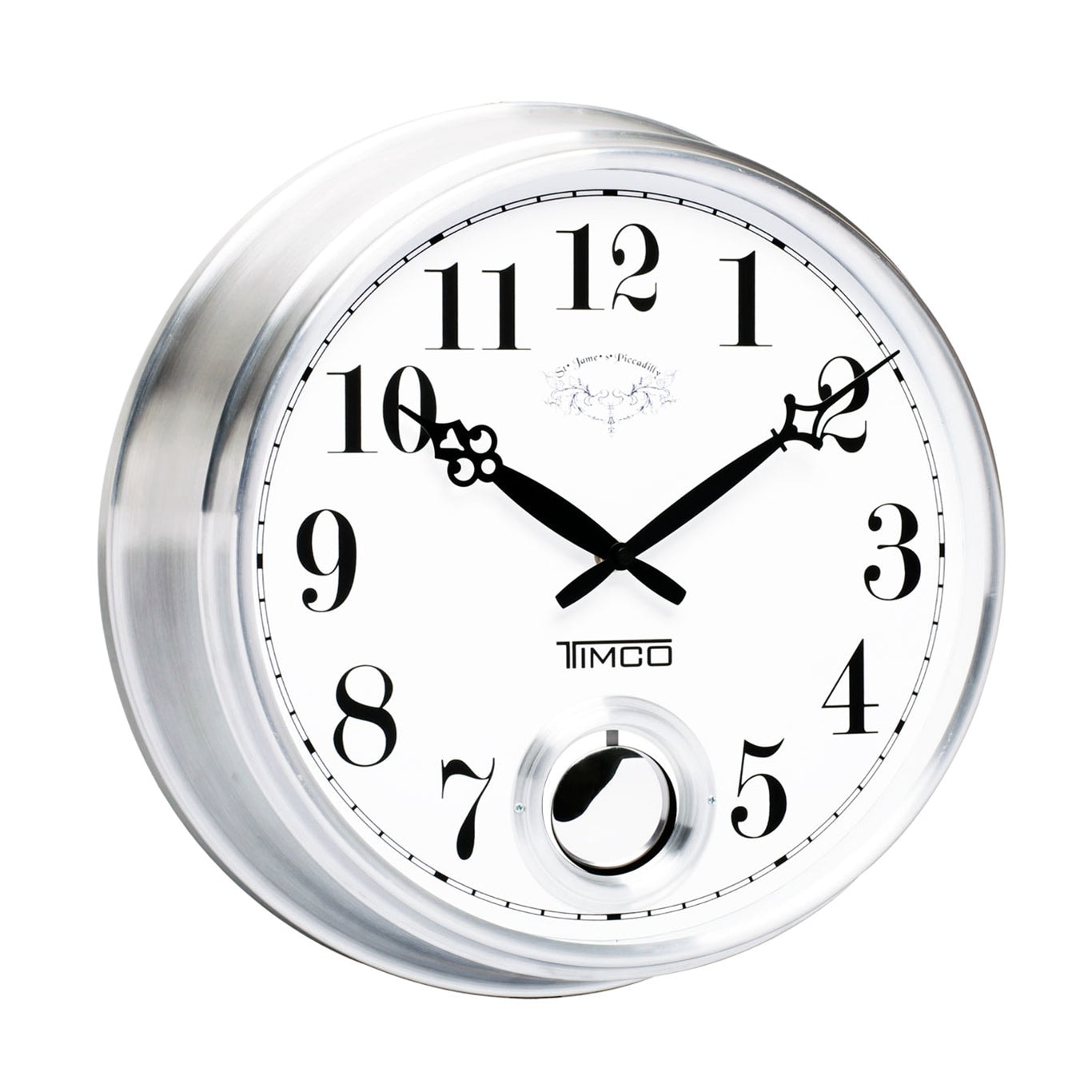 Reloj de Pared Analógico Estilo Retro con Movimiento Pendular Timco HYW170 — imagen 2